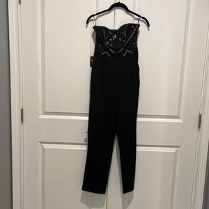 Express Sequin Strapless Jumper-0